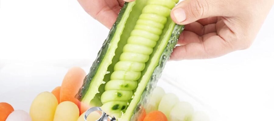 Transforma tus ingredientes en espirales finas y decorativas para ensaladas y platos gourmet.