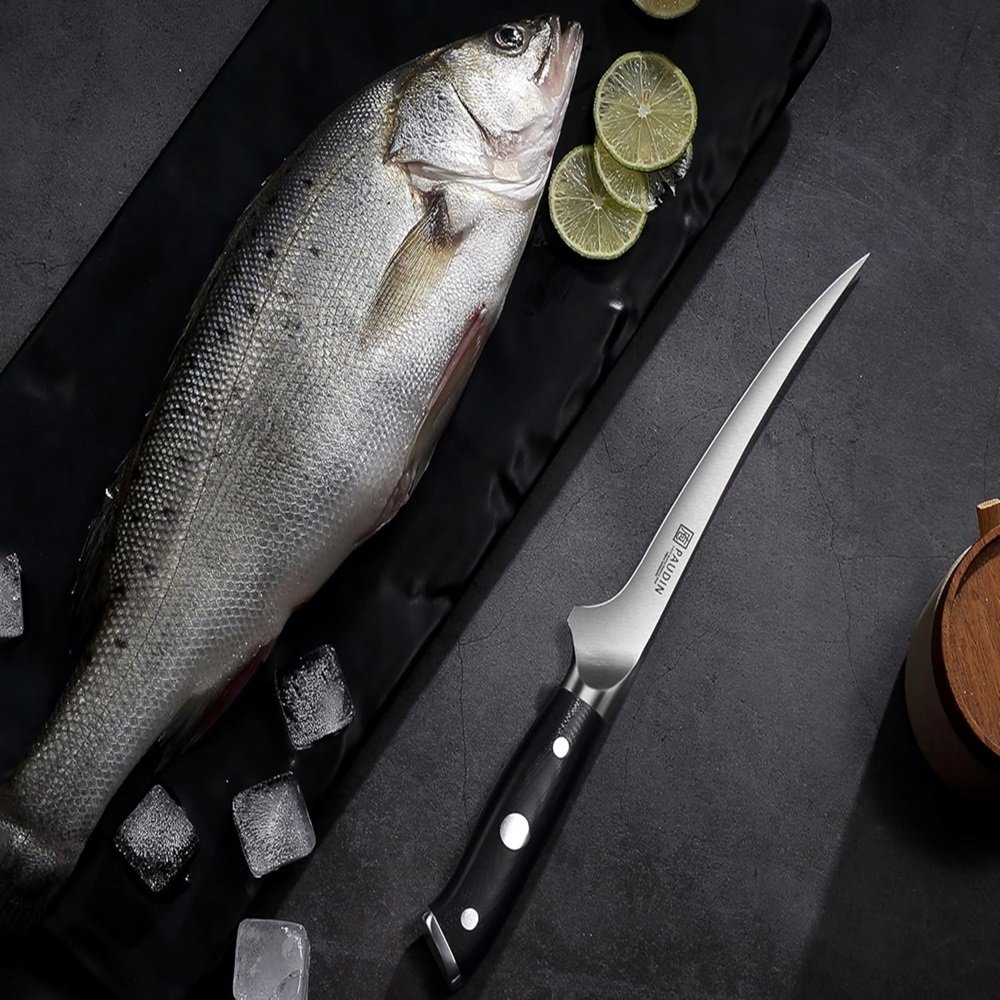 Cuchillo PAUDIN de deshuesado para pescado, hoja afilada y flexible